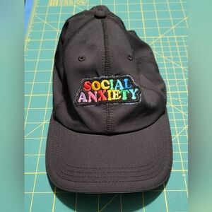 Social Anxiety Patched Hat